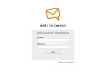 Tablet Screenshot of mail.interaxa.com